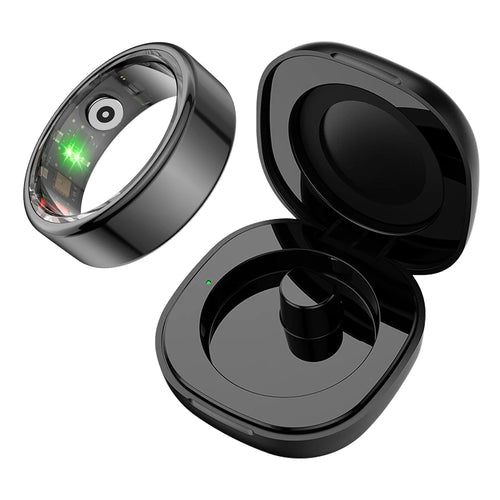2024 COLMI R02 Smart Ring with Charging Case for Men Women, Battery