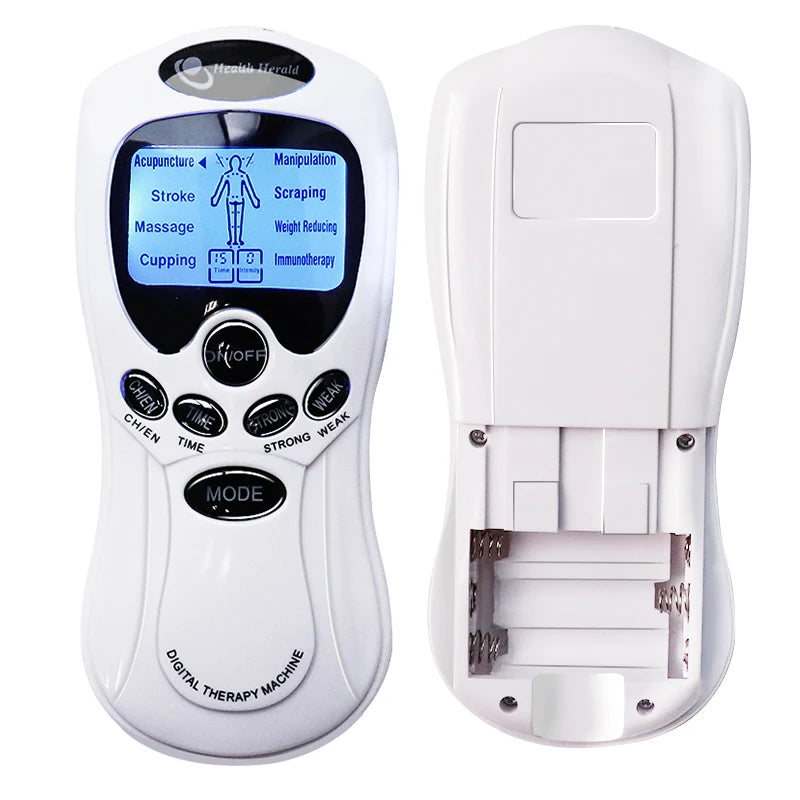 Electric Dual Output Tens Massage Machine Electrical EMS Muscle