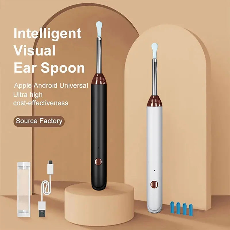 Tinsol Smart Visual Ear Cleaner Wireless WiFi Ear Pick Otoscope Camera