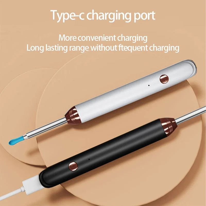 Tinsol Smart Visual Ear Cleaner Wireless WiFi Ear Pick Otoscope Camera