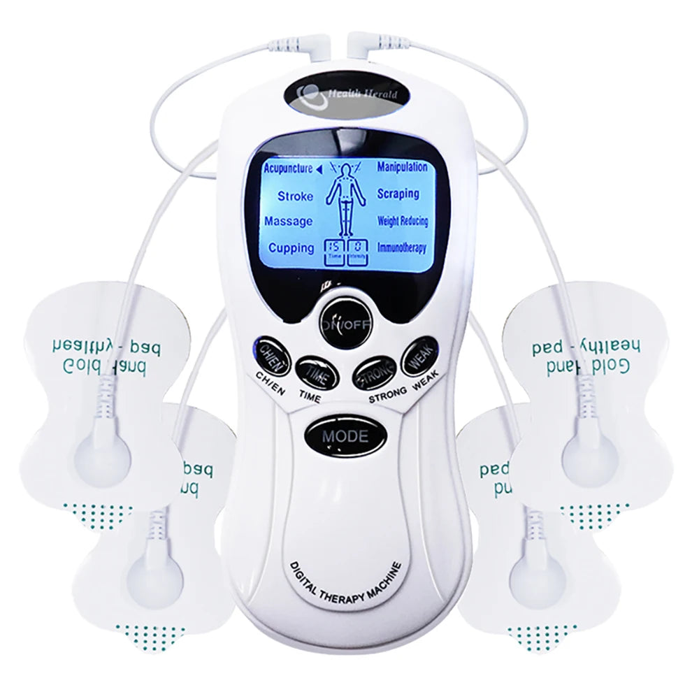 Electric Dual Output Tens Massage Machine Electrical EMS Muscle
