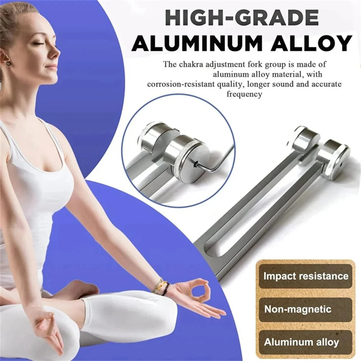 128HZ Tuning Fork for DNA Repair Healing Nervous System Testing Tuning