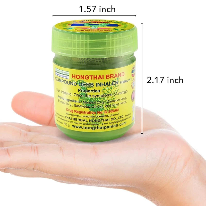 1Bottle Thai Herbal Medicine Inhalation Nose Care Tools Health