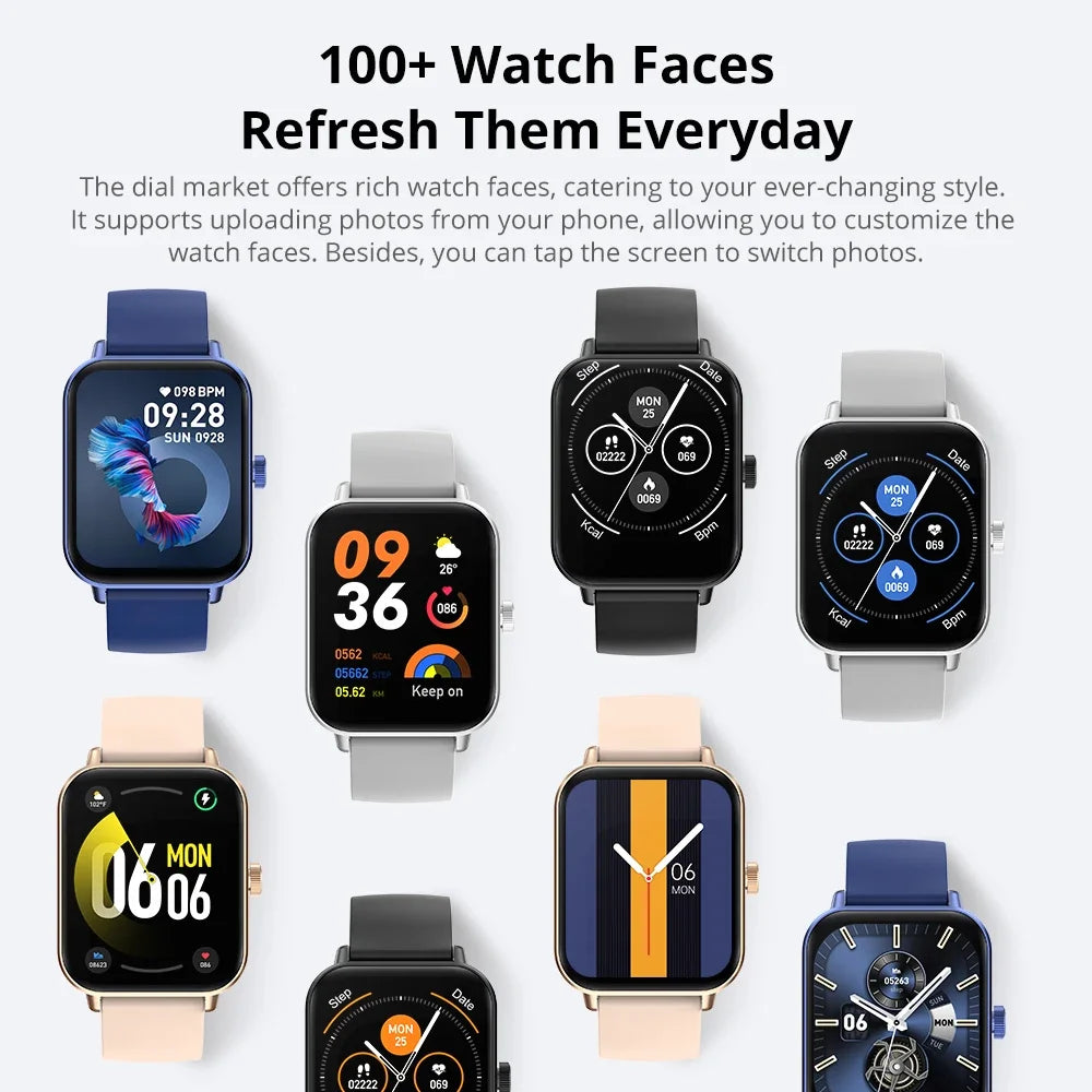 COLMI Voice Calling Smartwatch Men 24H Health Monitor 100+ Sports