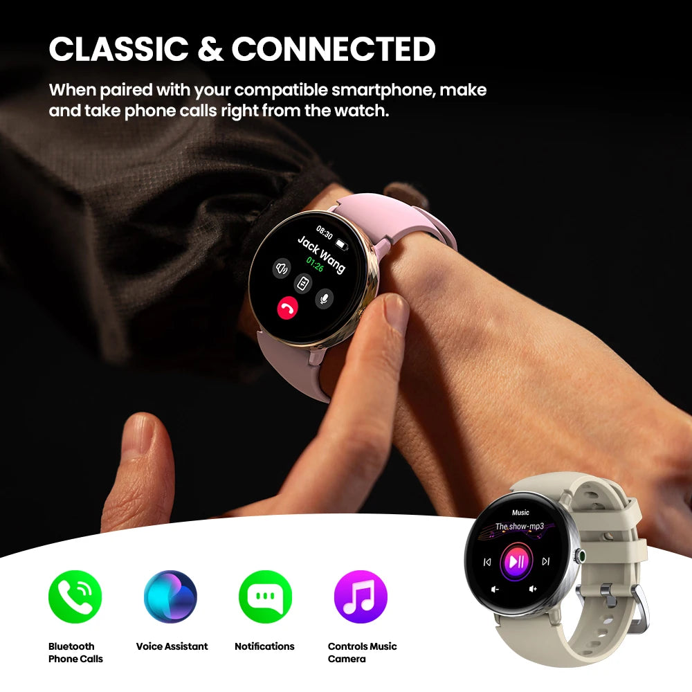 The NEW 2025 Zeblaze Lily 2 Voice Calling Female Smartwatch 1.2"