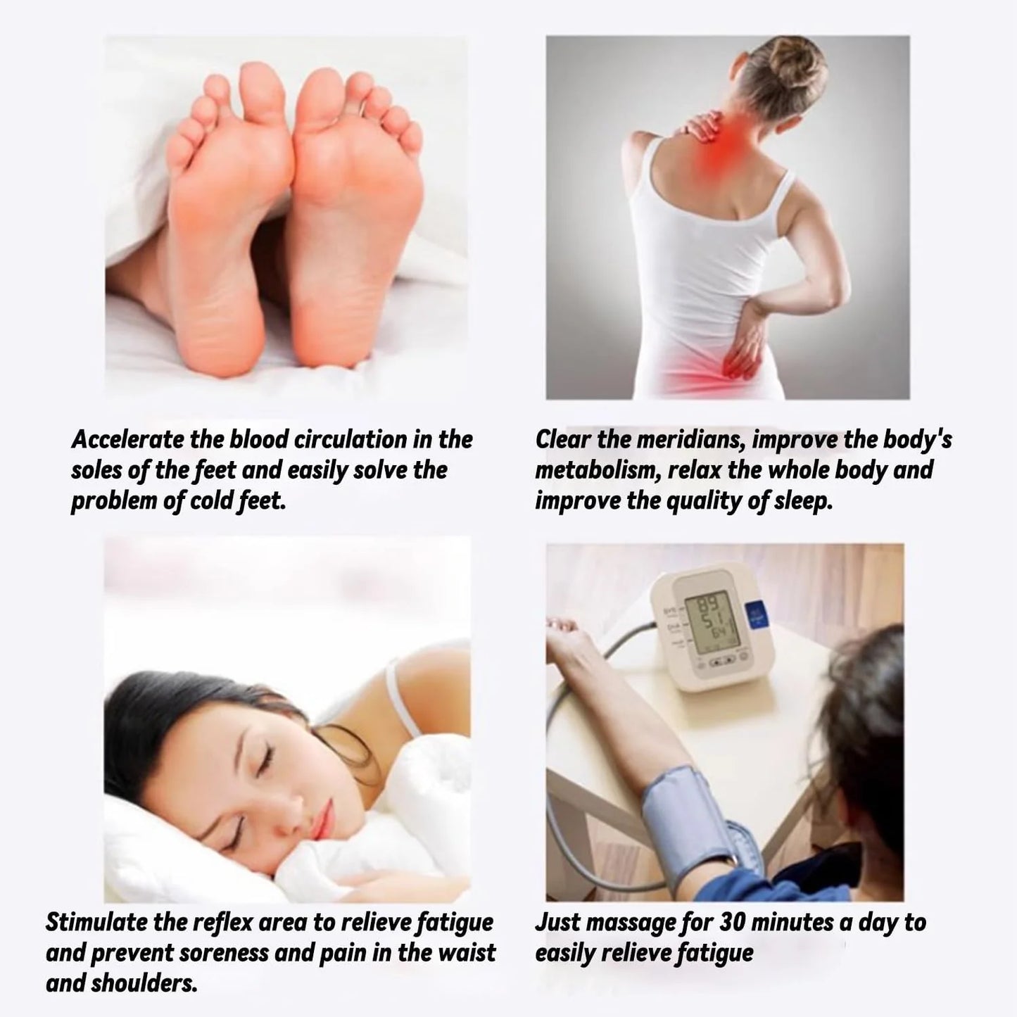 Medical Magnetic Therapy Sports Insoles Massage Foot Weight Loss