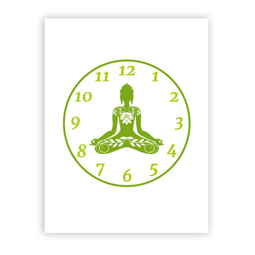 Colorful Lotus Flower Yoga Wall Art Print Poster ,