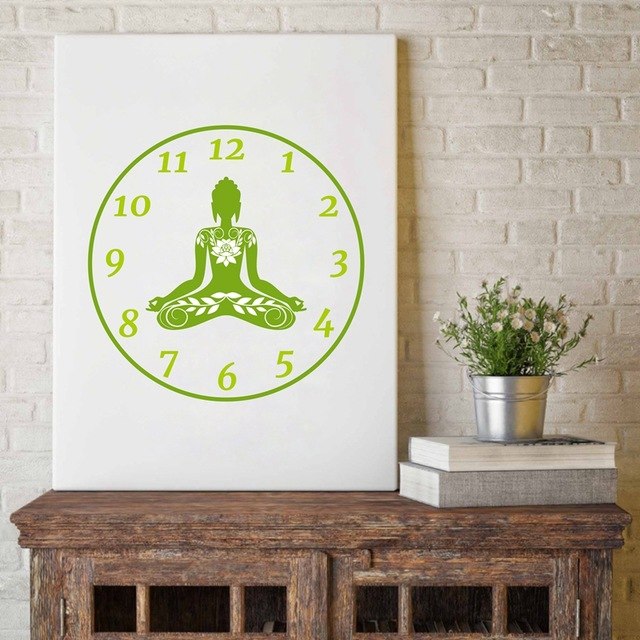 Colorful Lotus Flower Yoga Wall Art Print Poster ,