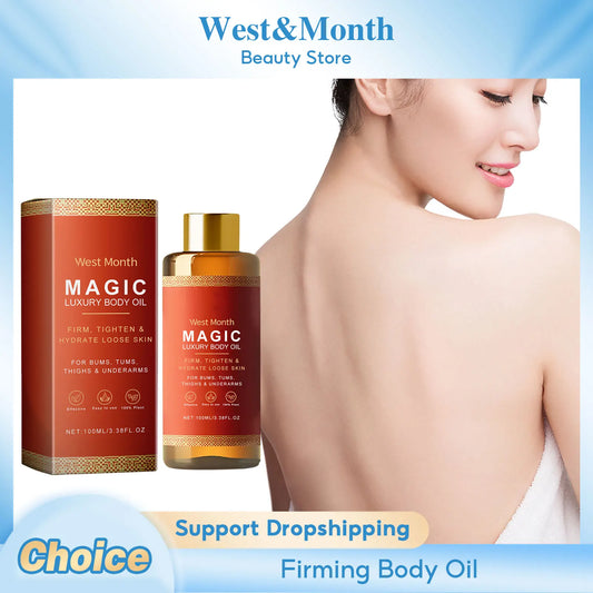 Firming Body Oil for Glowing Skin Repair Smooth Anti Cellulite Lifting