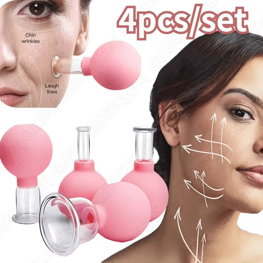Vacuum Cupping Glass Jar Cellulite Massager For Face Acupuncture